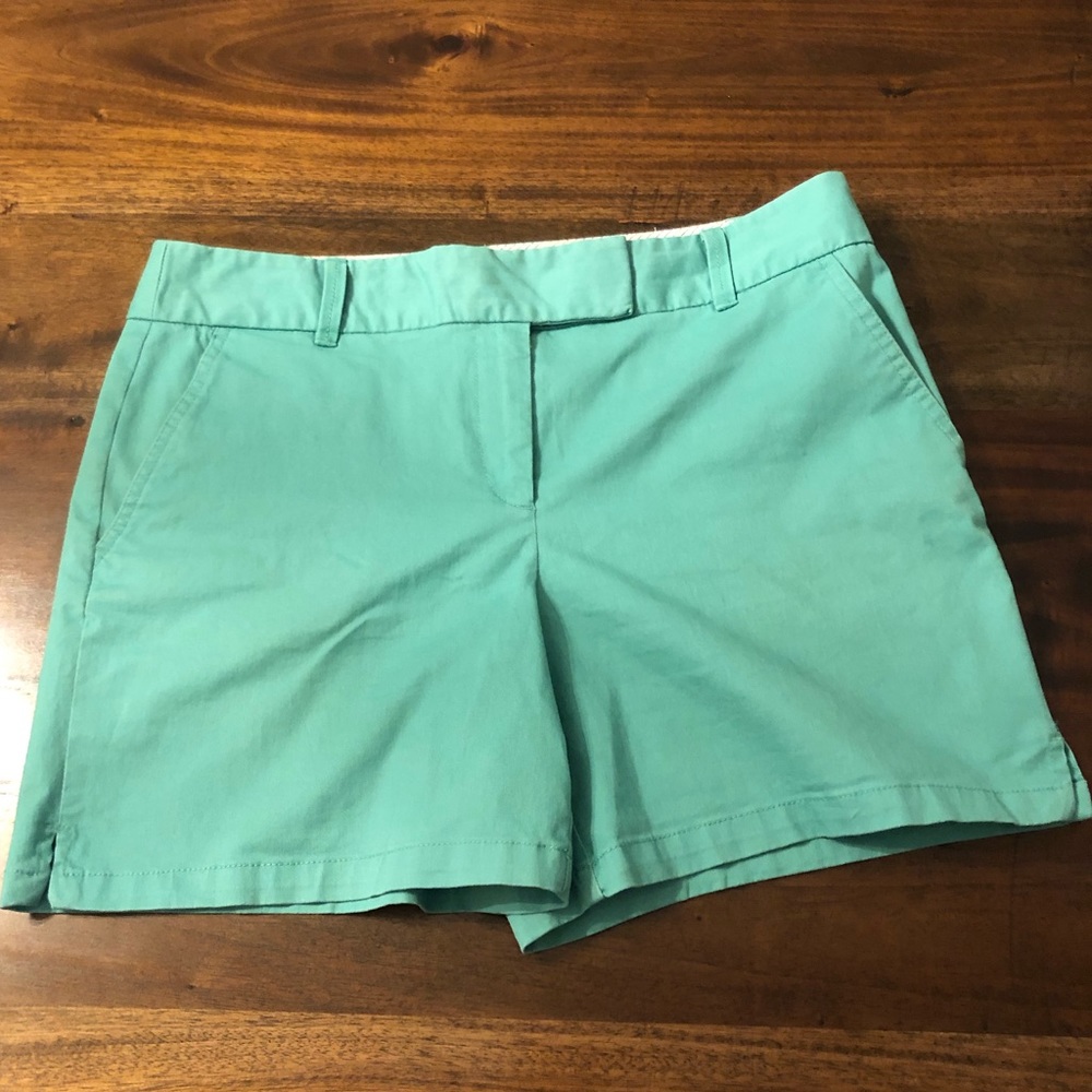LOFT sea foam green shorts